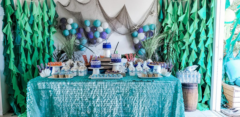 Magical mermaid under the sea birthday party - Tidy Mo