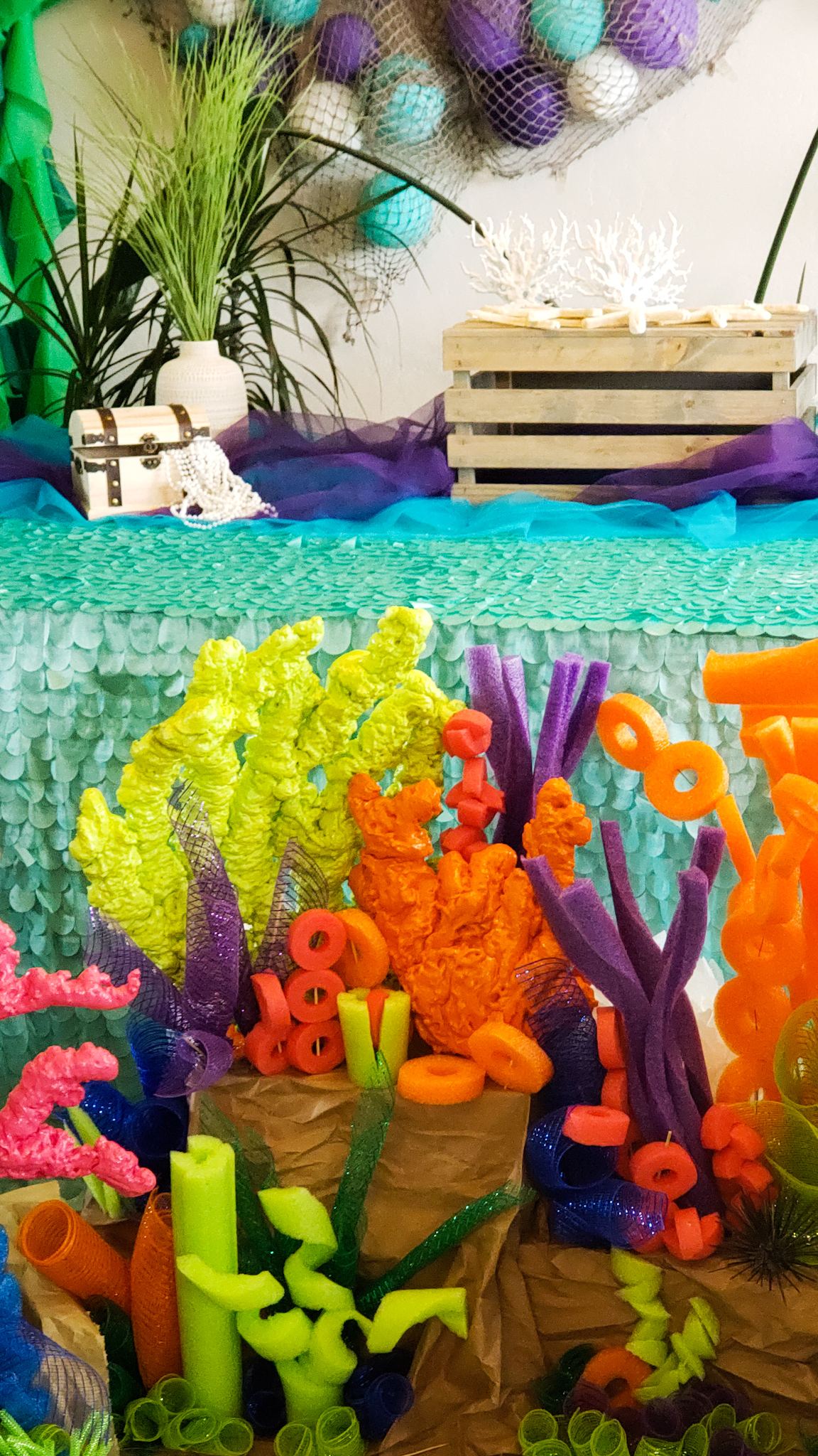 Magical mermaid under the sea birthday party - Tidy Mo