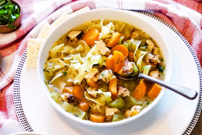 Instant Pot chicken noodle soup recipe