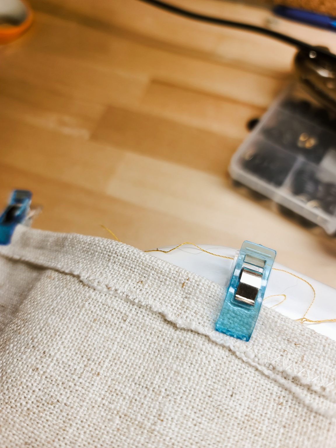 How to make rollup curtains for a skoolie or RV Tidy Mo