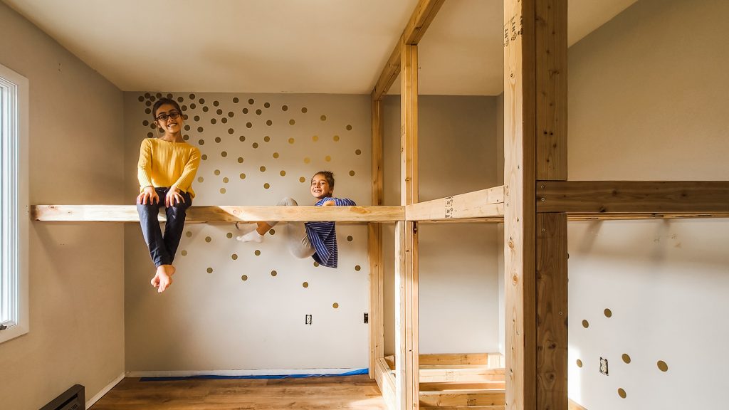 Diy 3 outlet bunk beds