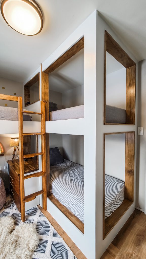 Diy Built In Triple Bunk Beds Tidy Mo, 3 Bed Bunk With Mattress Included
