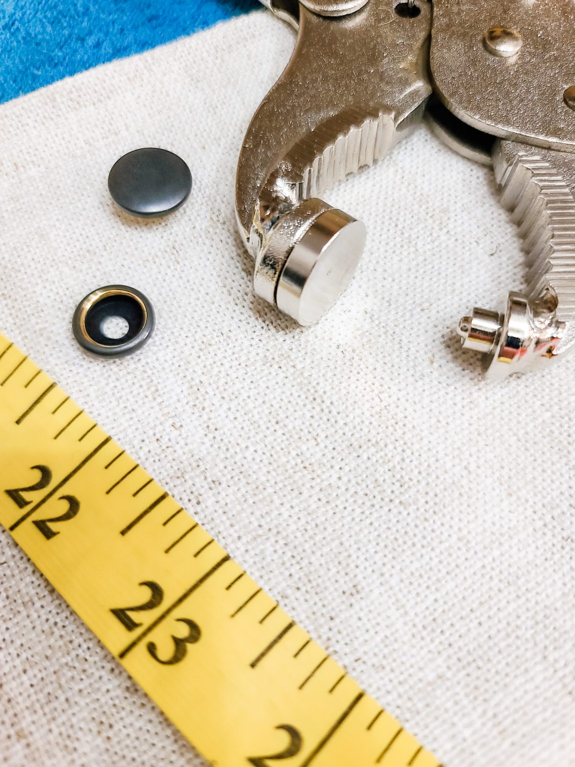 How to attach snaps to fabric Tidy Mo