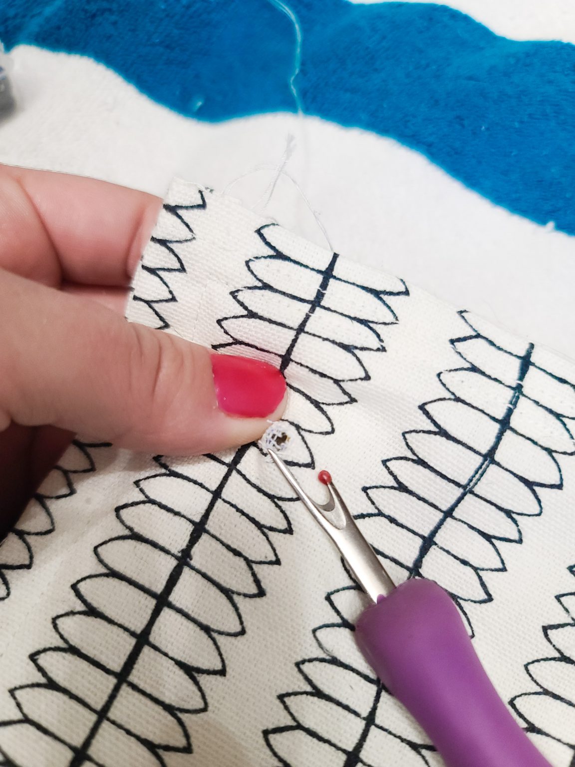 How to attach snaps to fabric Tidy Mo