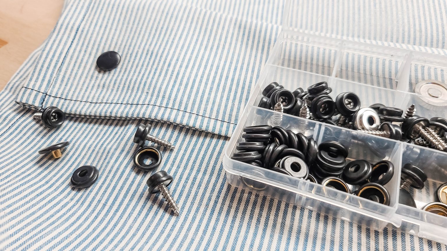 How to attach snaps to fabric Tidy Mo